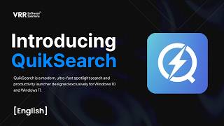 [English] Introducing QuikSearch: Super Fast Windows Search & Productivity Tool! screenshot 2