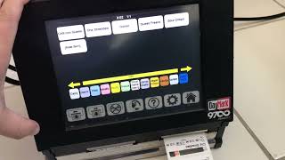 DayMark 9700 Printing labels (left side)