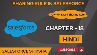 Sharing Rules in Salesforce - Chapter 18