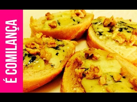Como fazer uma BRUSCHETTA de Gorgonzola? - YouTube