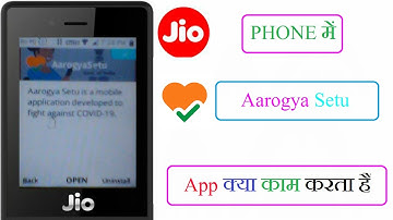 jio phone me new app aarogya setu install kaise kare !!