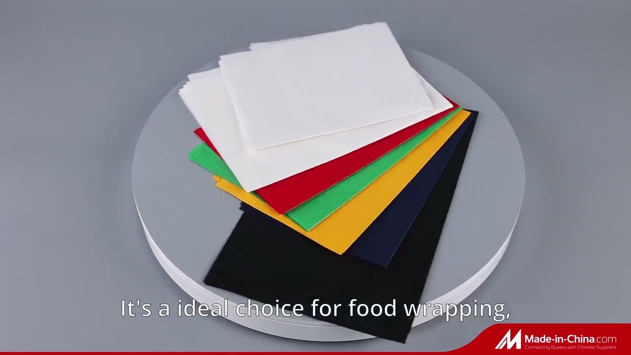 Food Paper–Greaseproof Paper Silicone Paper