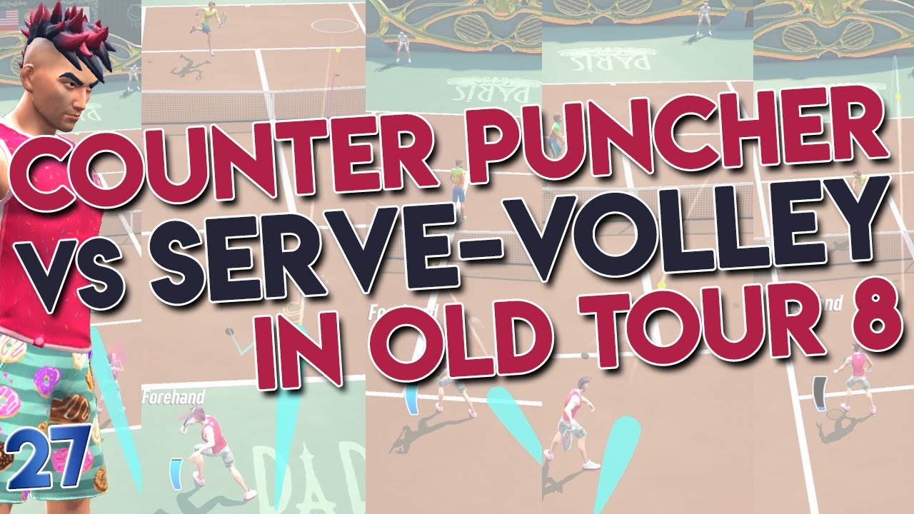 Tennis Clash Counter Puncher vs ServeVolley in Tour 8 [Part 27] YouTube