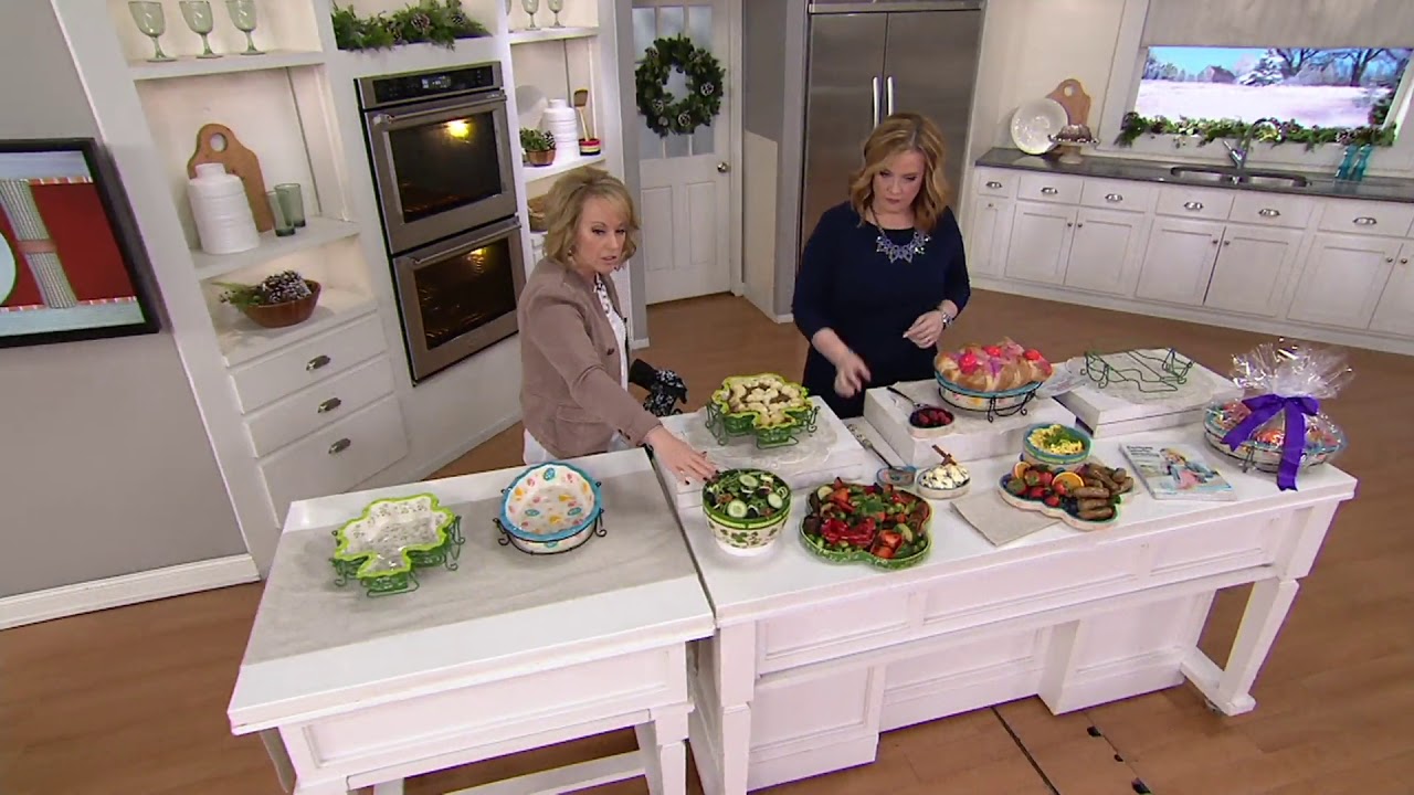 Temp-tations Figural Pie Plate on QVC