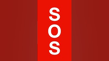SOS EMERGENCY VISUAL SIGNAL – Flashing Morse Code (Short for Survival & Rescue)