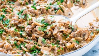 Creamy Sausage Mushroom Pasta