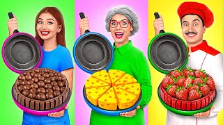 картинка: Кулинарный Челлендж: Я против Бабушки | Вкусные Кухонные Лайфхаки от Multi DO Challenge