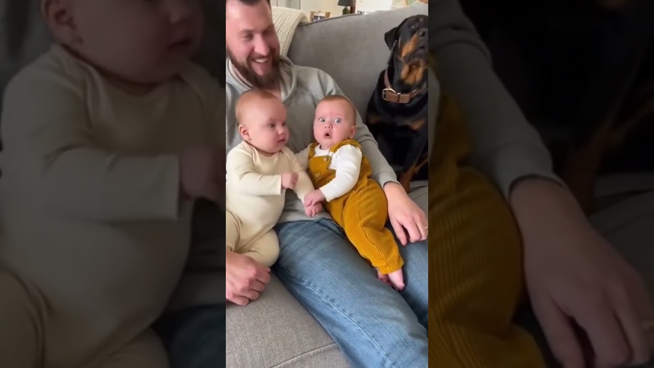 🤣👯 Perfect Twin Argument Gets Shut Down by a Single Dog Bark 