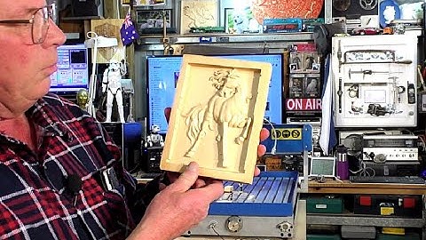 6040 CNC Router Making $125 per hour 3D carving the Ferrari prancing horse into Rare  Huon pine