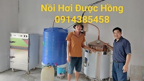 Combo nồi hơi nấu rượu và tủ nấu cơm bằng điện siêu nhanh và hiện đại