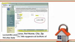 How To Verify a TN Locksmith License