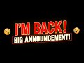 Channel Update: Big Announcement After a Month Away... (voice reveal)