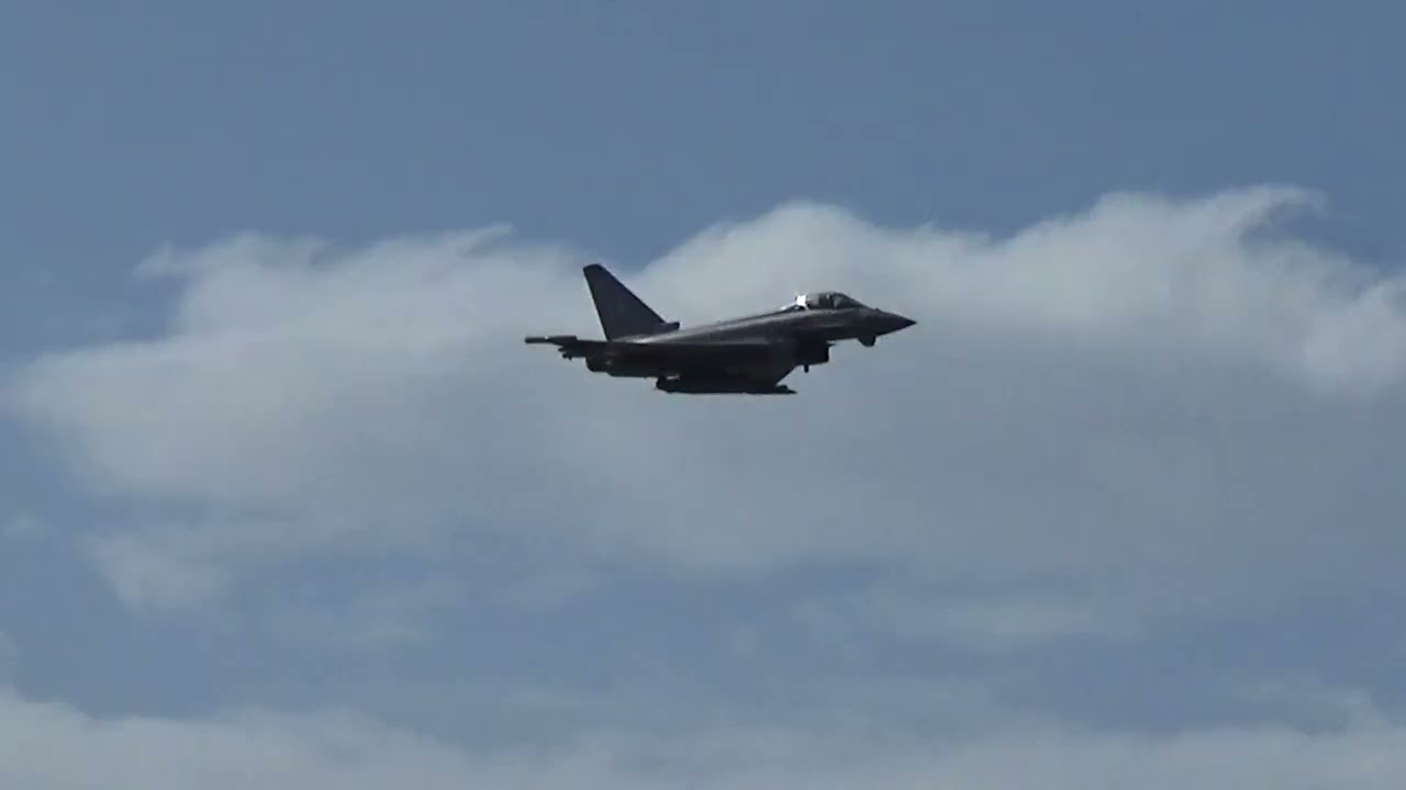 RAF Typhoon FGR4 (Sunday) @ Southport Airshow 2025