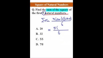 Sum of Square of Natural Numbers #shorts #maths #mathematics #mathpractice