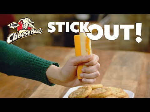 Frigo® Cheese Heads®: Cookies Crumble. Stick Out!