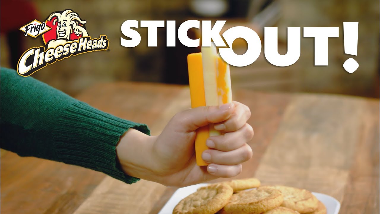 Frigo® Cheese Heads®: Cookies Crumble. Stick Out!