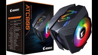 فتح صندوق و تركيب مروحة Aorus Atc 800