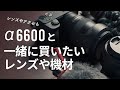 写真・動画これでOK！α6600と一緒に買いたいレンズやアクセサリーのおすすめをご紹介