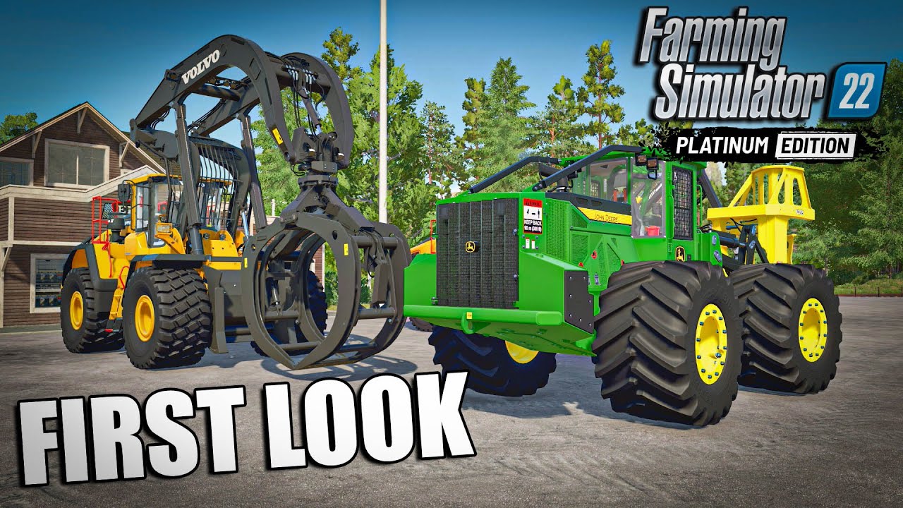 Farming Simulator 22 Platinum Edition - FIRST LOOK & Gameplay! 