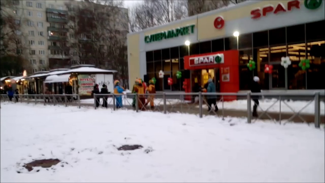 22.12.2017 год концект на Проспекте Художников возле нового магазина