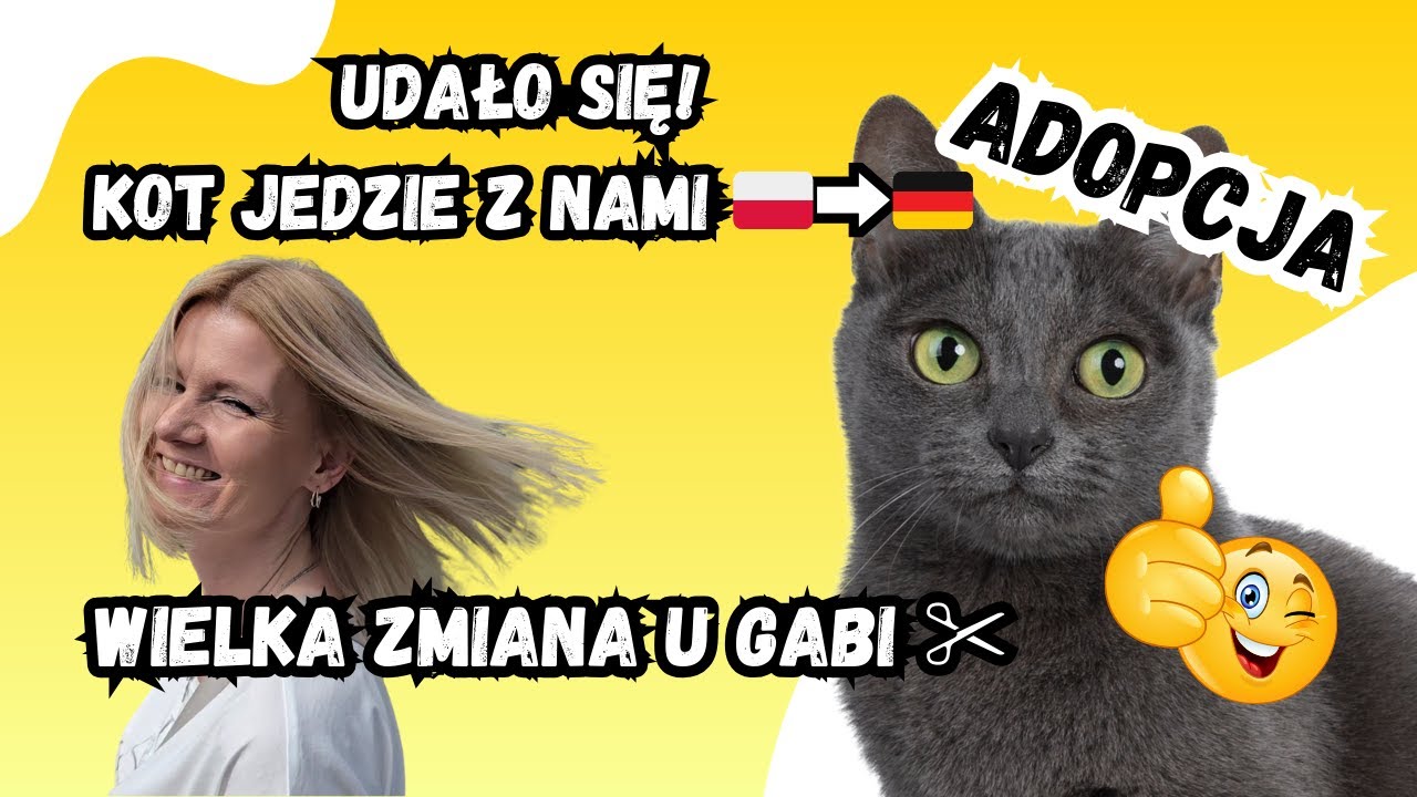 Gabi u Fryzjera w Warszawie + Udana Adopcja Kotka! 🐱✂️