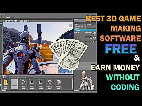 Best FREE Game Making Software No Coding & Earn Money - Game Engines Step  by Step Explanation!! 2020 