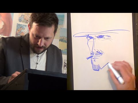 Let's Draw A Caricature of Clint Eastwood