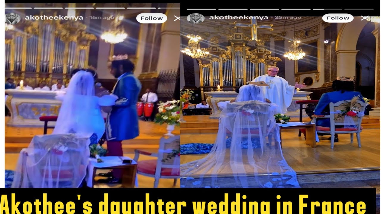 Akothee's Daughter Fancy Makadia wedding in France