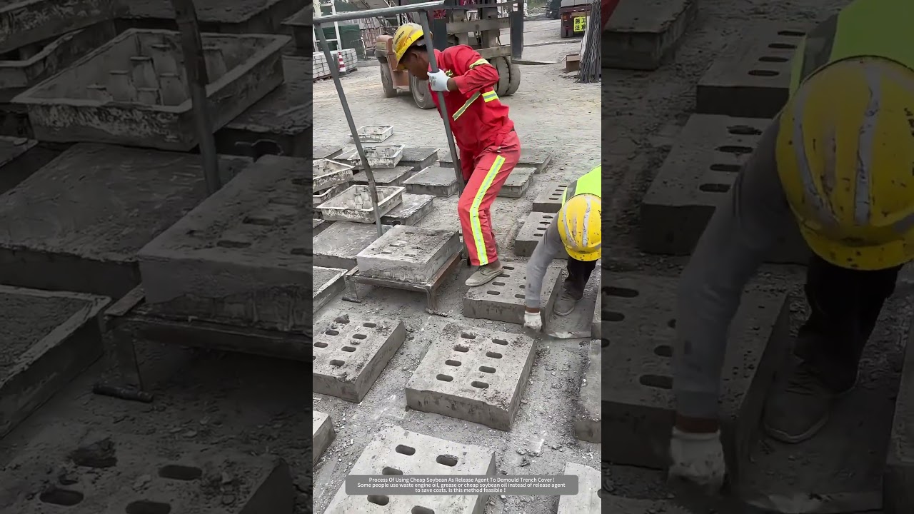 Could Soybean oil Be Used As Release Agent For Cement Trench Cover !