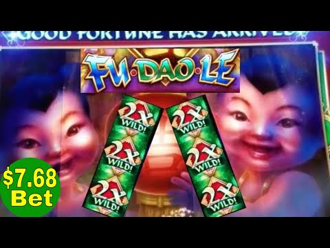 FU-DAO-LE Slot Machine Bonus ★BIG WIN★ w/ Good Fortune Babies  ! Live Play Slot Machine BIG WIN