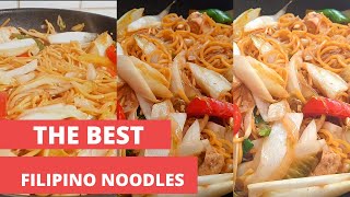 GANITO ANG PAGLULUTO KO NG PANSIT/filipino style noodles