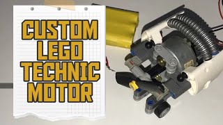 Lego Technic Experiment Custom Airplane High Rpm Engine It Can Actually Move