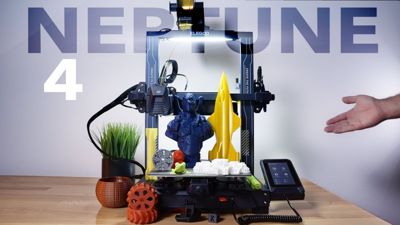 Elegoo Neptune 4 - Klipper 3D Printer - Unbox & Setup 