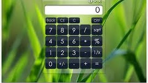 HOW TO FIND CALCULATOR IN WINDOWS 7