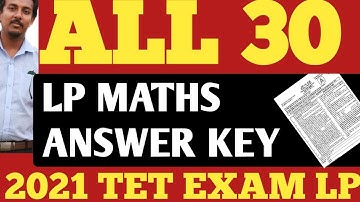 ASSAM TET LP MATHS ANSWER KEY, ASSAMTET MATHS ALL 30 ANSWERS, MATHS LP FULL ANSWER KEY,ANSWERKEY2021
