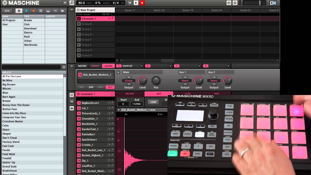 Cinematic Drums Maschine Kit