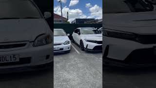 Championship White Gang ✌️#シビックタイプr #civictyper #fn2  #ek9  #fl5 #championshipwhite