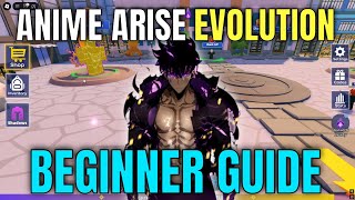ANIME ARISE EVOLUTION BEGINNER GUIDE! (Shadows, Souls, Level Up) - Roblox Net Worth