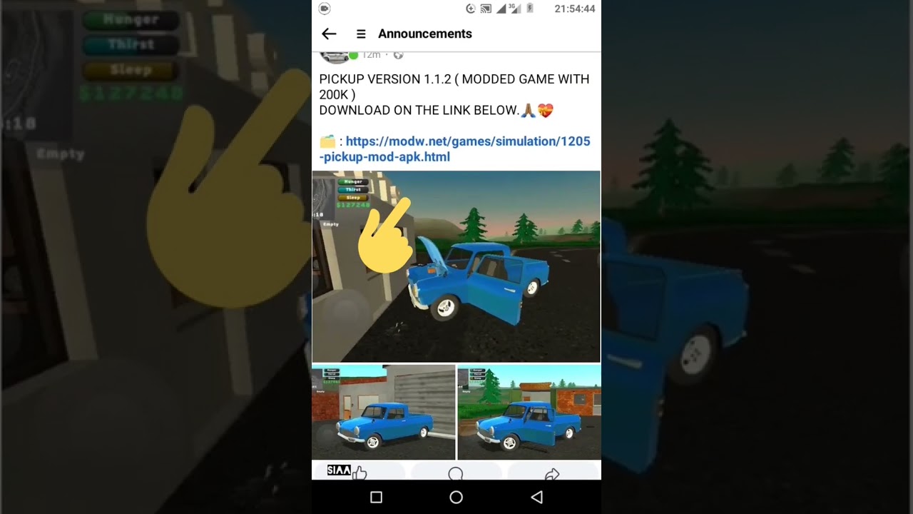 how to download modded pickup v1.1.2?
