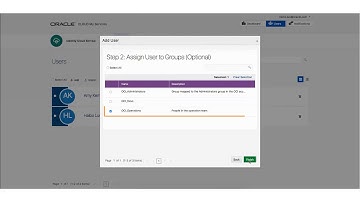 Oracle Cloud Infrastructure Service: Creating and Assigning Groups, Users and Apps