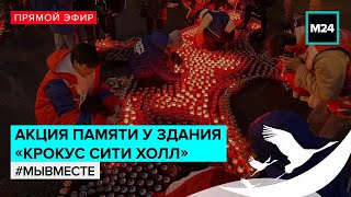 Акция «Журавли» памяти погибших в теракте в «Крокус Сити Холле» – Москва 24 #МЫВМЕСТЕ