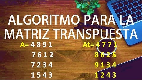 Algoritmo de la matriz transpuesta