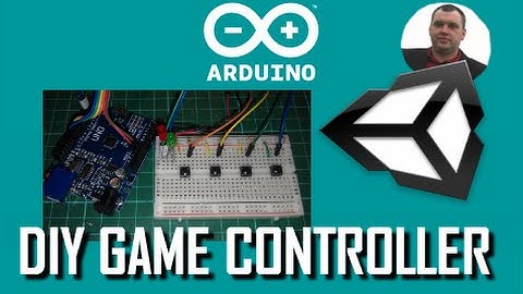 DIY game controller based on Arduino with Unity3d game 2/3