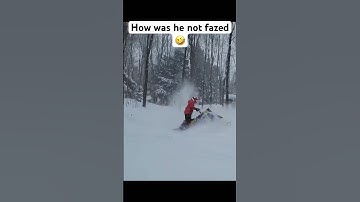 Hitting a Tree with my Snowmobile! #youtubeshorts #viralvideo #shorts #funny