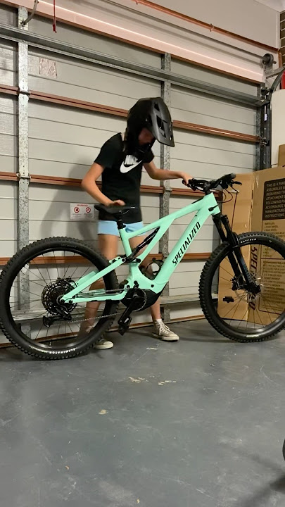 New Specialized Turbo Levo E-bike!!#mtbgirl #mtb #mtblife #ebike #fyp