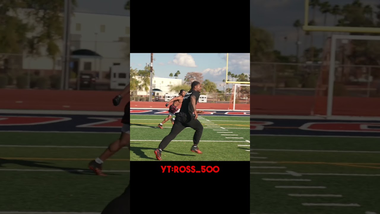 Запись урока с перспективным игроком NFL DB. 