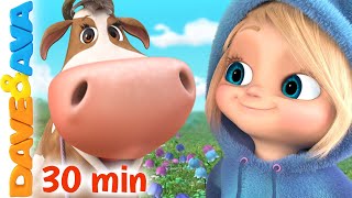 🤭 Skip to My Lou, Little Miss Muffet | Nursery Rhymes & Baby Songs | Kids Songs by Dave and Ava 🤭