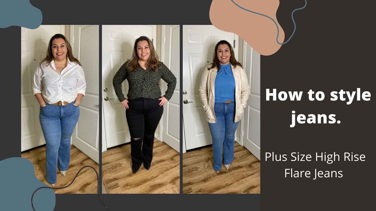 How to style Jeans  Plus Size Flare 