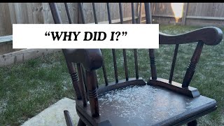 Rocking Chair, Frosty Morning Then I Threw Water On It Anti-Asmr Barr.214.8銅