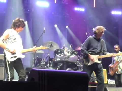 Eric Clapton & Jeff Beck HD - 2010 FRONT ROW Shake Your Moneymaker